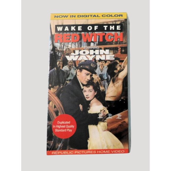 Wake Of The Red Witch John Wayne Gig Young VHS Sealed Republic Pictures - Picture 1 of 3